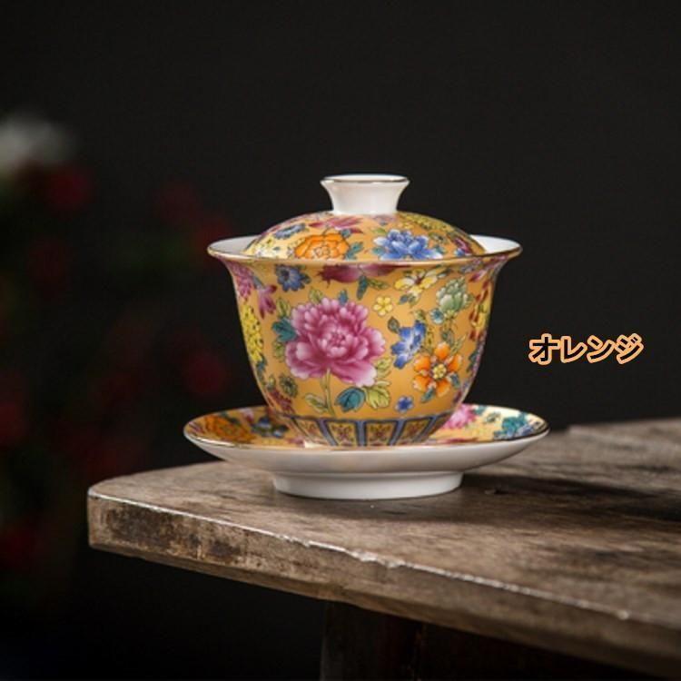 景徳鎮 手つくり茶杯セット 天目茶碗 セラミック 茶器 工夫茶器 品茶杯