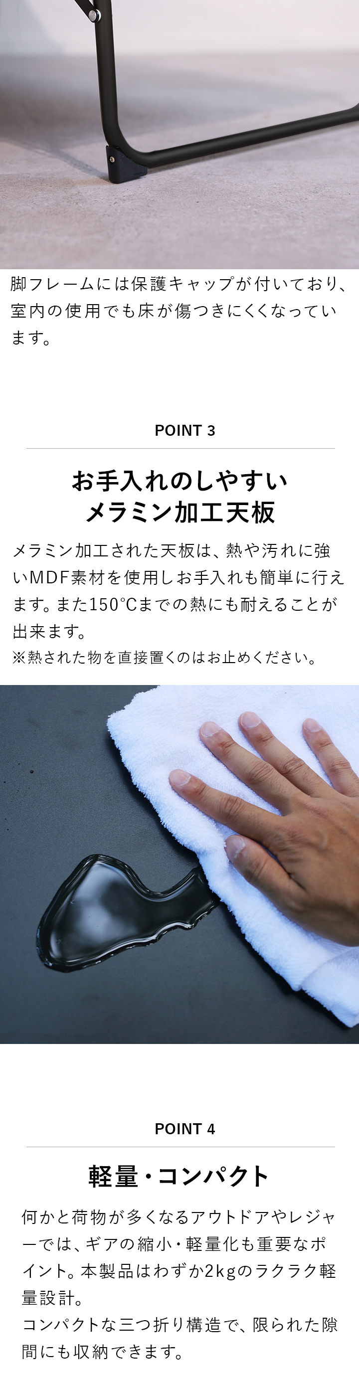 クイックキャンプ ワゴンテーブル かっこいい おしゃれ アウトドア カート