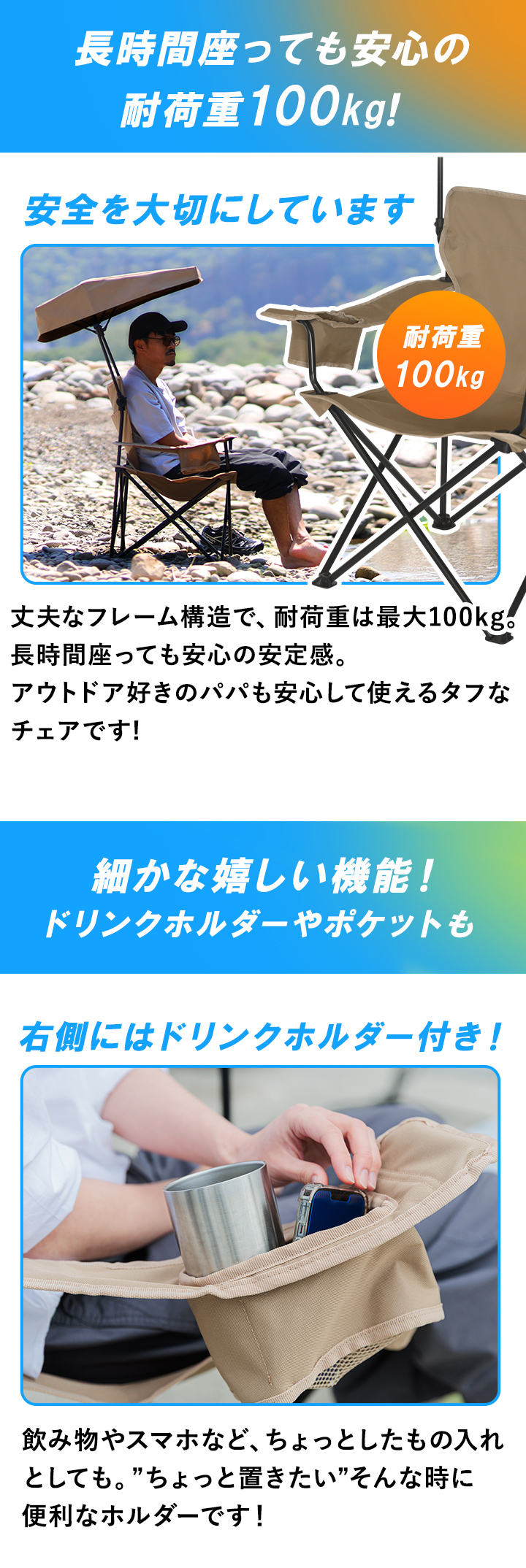 耐荷重100kg