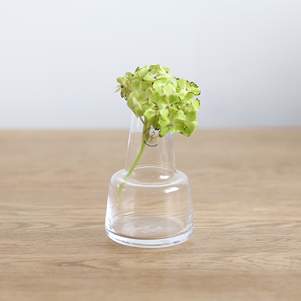 【HOLMEGAARD】Flora vase H12cm (medium neck) clear ホルムガード i-34886 | HOLMEGAARD