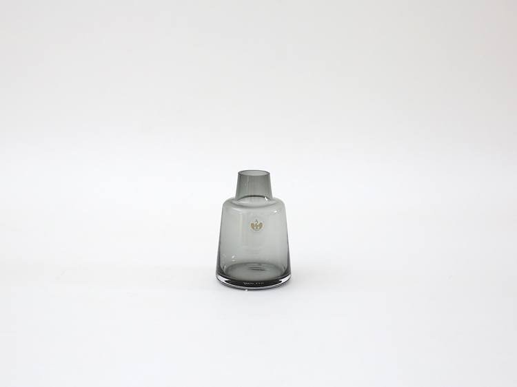 【HOLMEGAARD】Flora vase H12cm (short neck) smoke  ホルムガード i-34885 | HOLMEGAARD | 01