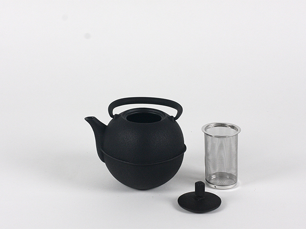 空間鋳造】Suzu 大 （Pure Black）南部鉄急須 急須 23863 : esprit