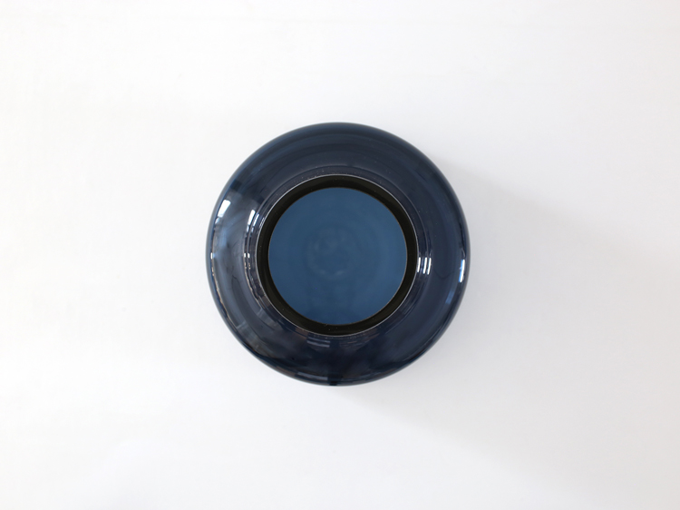 【HOLMEGAARD】Flora vase H24cm (short neck) dark blue ホルムガード i-34888 | HOLMEGAARD | 02