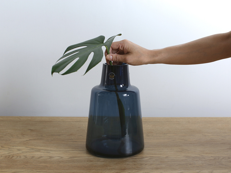 【HOLMEGAARD】Flora vase H24cm (short neck) dark blue ホルムガード i-34888 | HOLMEGAARD | 05