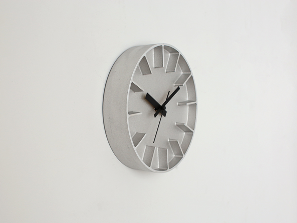 Lemnos Edge Clock (SIZE:S アルミニウム) AZ-0116 AL レムノス 壁掛時計 i-27674 | Lemnos | 03