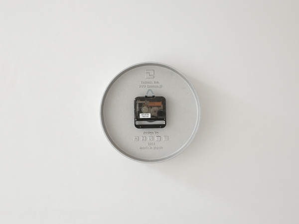 Lemnos Edge Clock (SIZE:S アルミニウム) AZ-0116 AL レムノス 壁掛時計 i-27674 | Lemnos | 04
