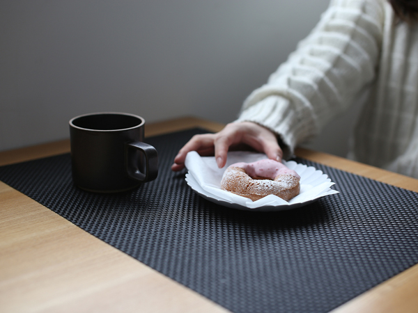 Chilewich チルウイッチ Basketweave RECTANGLE (004:black) ランチョンマット i-31247 | chilewich | 04