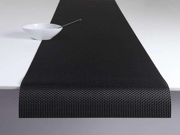 Chilewich チルウィッチ Basketweave RUNNER (004:Black) テーブルランナー i-28047 | chilewich | 03