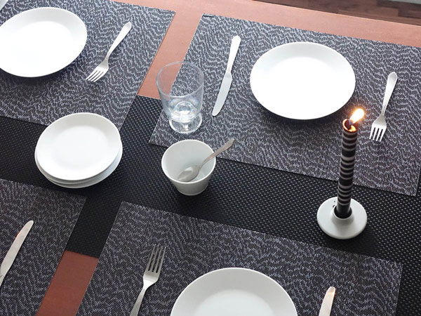 Chilewich チルウィッチ Basketweave RUNNER (004:Black) テーブルランナー i-28047 | chilewich | 04