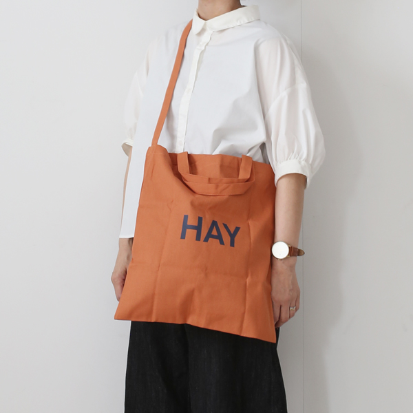 HAY（ヘイ） 正規取扱店 HAY Tote Bag (Burnt orange) 2WAY仕様 AD569