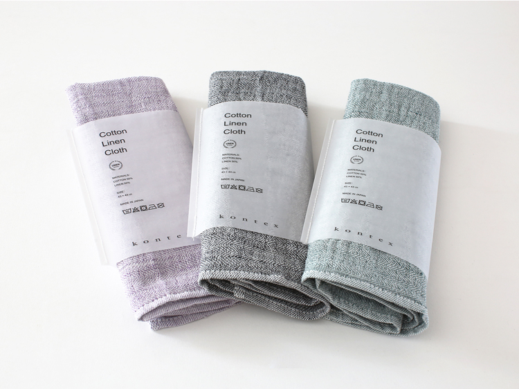 【メール便配送可】 kontex コンテックス コットンリネンクロス 43×43cm(パープル)  i-35319 | kontex | 06