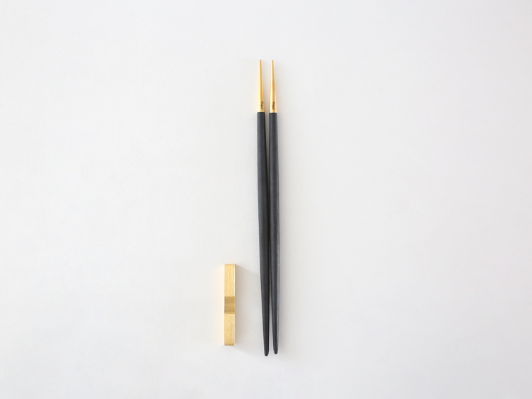 【Cutipol】GOA お箸セット 1膳 ブラックゴールド CT-GO-GB-29 カトラリー i-35588 | Cutipol | 01