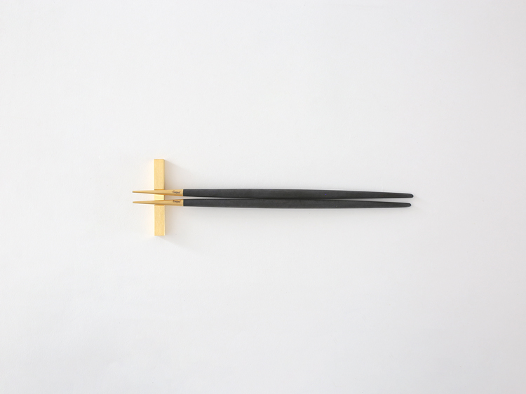【Cutipol】GOA お箸セット 1膳 ブラックゴールド CT-GO-GB-29 カトラリー i-35588 | Cutipol | 02