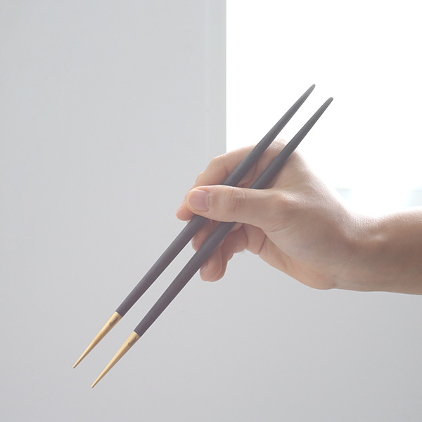 【Cutipol】GOA お箸セット 1膳 ブラックゴールド CT-GO-GB-29 カトラリー i-35588 | Cutipol
