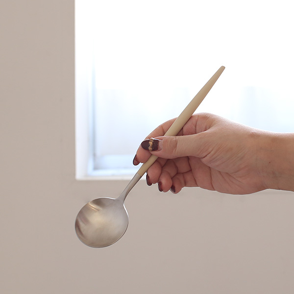 【Cutipol】GOA テーブルスプーン アイボリーシルバー  CT-IGO-F-05 カトラリー クチポール ゴア i-34031 | Cutipol