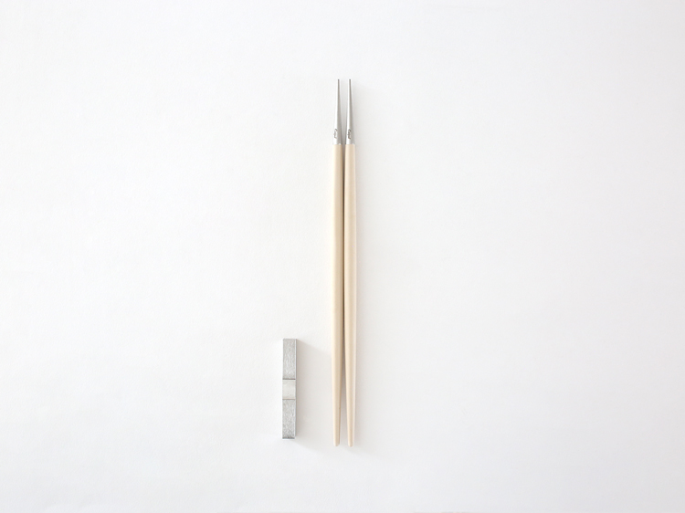 【Cutipol】GOA お箸セット 1膳 アイボリーシルバー CT-IGO-F-29 カトラリー i-35593 | Cutipol | 01