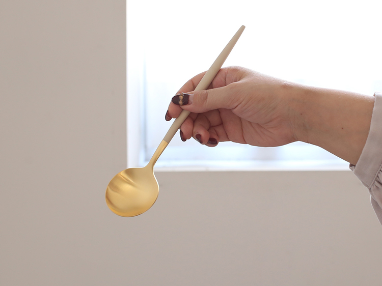 【Cutipol】GOA テーブルスプーン アイボリーゴールド  CT-IGO-GB-05 カトラリー クチポール ゴア i-34028 | Cutipol | 04