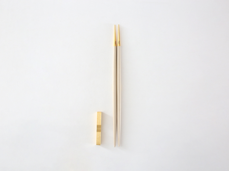 【Cutipol】GOA お箸セット 1膳 アイボリーゴールド CT-IGO-GB-29 カトラリー i-35594 | Cutipol | 01