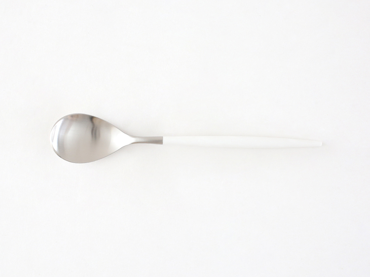 【Cutipol】MIO テーブルスプーン(ホワイトシルバー)CT-MIW-F-05 カトラリー クチポール ミオ i-34034 | Cutipol | 01