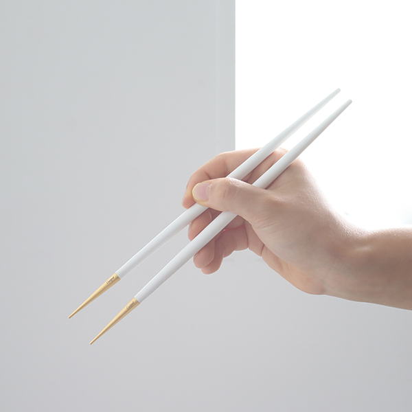【Cutipol】GOA お箸セット 1膳 ホワイトゴールド CT-WGO-GB-29 カトラリー i-35590 | Cutipol