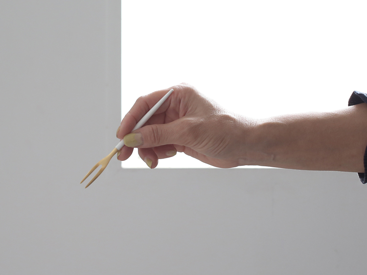 【Cutipol】GOA ジャパニーズフォーク(ホワイトゴールド) CT-WGO-GB-36 カトラリー クチポール ゴア i-31959 | Cutipol | 05