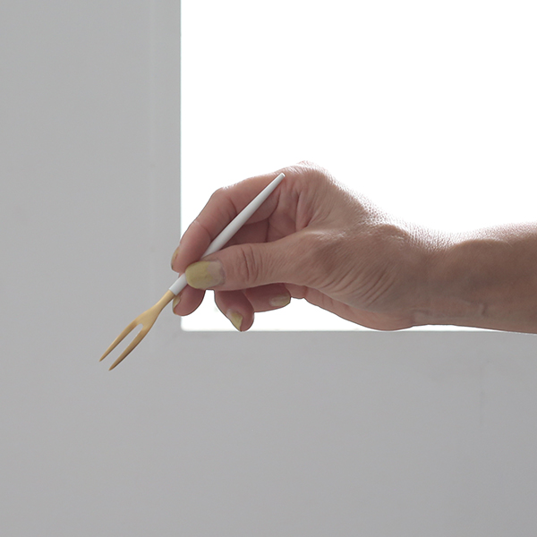 【Cutipol】GOA ジャパニーズフォーク(ホワイトゴールド) CT-WGO-GB-36 カトラリー クチポール ゴア i-31959 | Cutipol