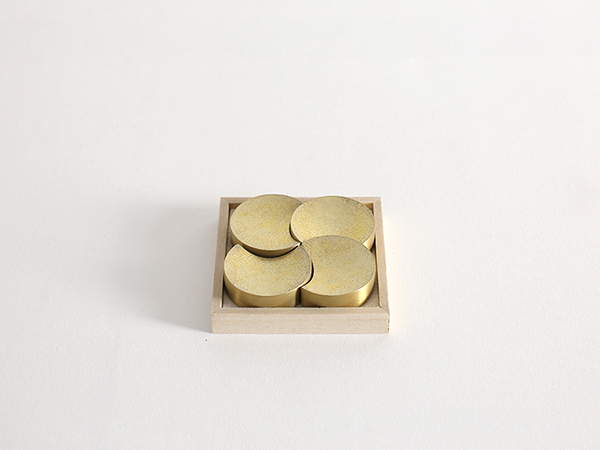 箸置き 四つ月 四個入り (Chopstick Rest Four-Moon)