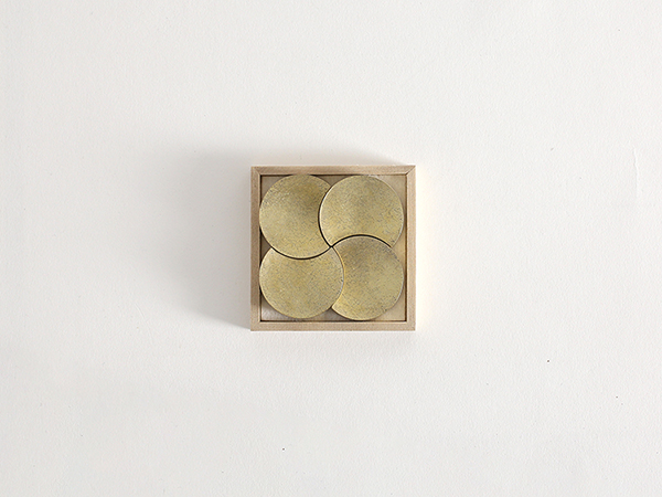 箸置き 四つ月 四個入り (Chopstick Rest Four-Moon)