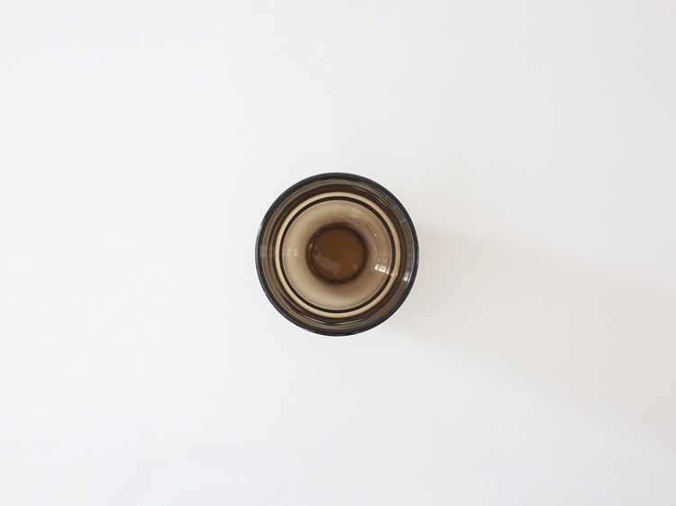 【HASAMI PORCELAIN】Round Glass Cup  (Amber / アンバー)  350ml HP2GLA ガラス コップ ハサミポーセリン  i-36019 | HASAMI PORCELAIN | 03