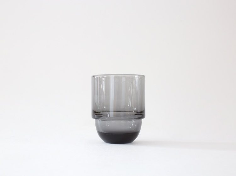 【HASAMI PORCELAIN】Round Glass Cup (Gray / グレー)  350ml HP2GLM ガラス コップ ハサミポーセリン  i-36018 | HASAMI PORCELAIN | 02