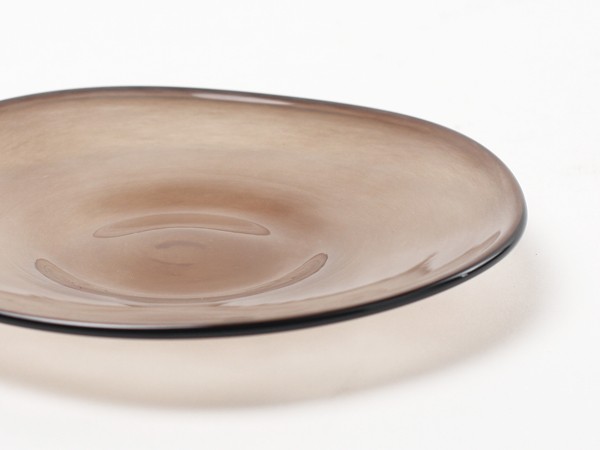 fresco】kasumi plate ( SS / purple ) ガラス フレスコ 31349