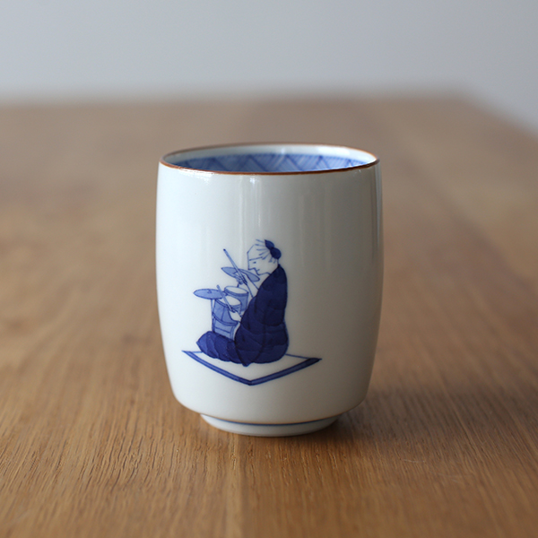 食器 湯呑 笛吹 ドラム 上出長右衛門窯 九谷焼  30656 | 