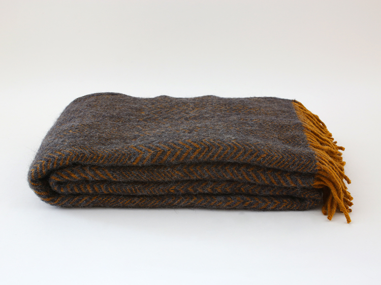 【正規取扱店】ウールコーム付き KLIPPAN クリッパン ウール スロー ZIGZAG (SIZE:130cm×200cm /ダークブラウン)KP200108 i-33141 | KLIPPAN | 02