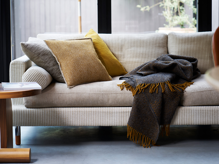 【正規取扱店】ウールコーム付き KLIPPAN クリッパン ウール スロー ZIGZAG (SIZE:130cm×200cm /ダークブラウン)KP200108 i-33141 | KLIPPAN | 06