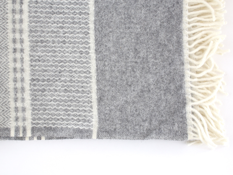 【正規取扱店】ウールコーム付き KLIPPAN クリッパン ウール スロー キルト (SIZE:130cm×200cm /ライトグレー)KP207501 i-30413 | KLIPPAN | 03