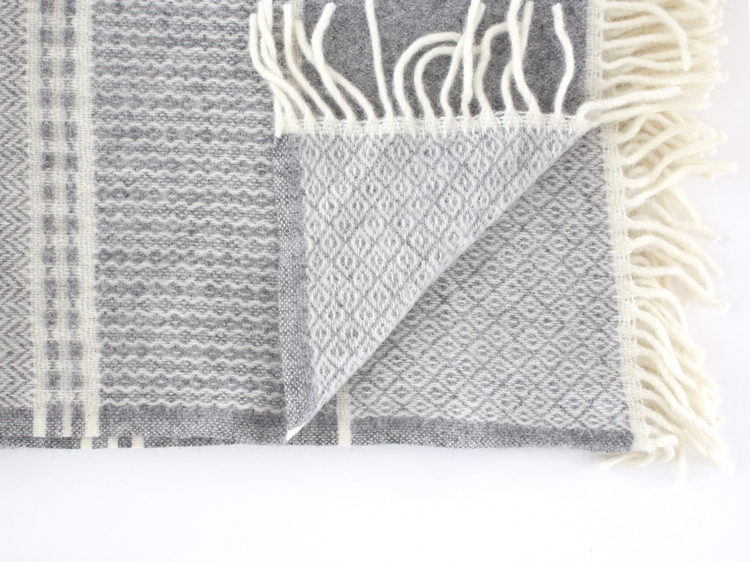 【正規取扱店】ウールコーム付き KLIPPAN クリッパン ウール スロー キルト (SIZE:130cm×200cm /ライトグレー)KP207501 i-30413 | KLIPPAN | 04