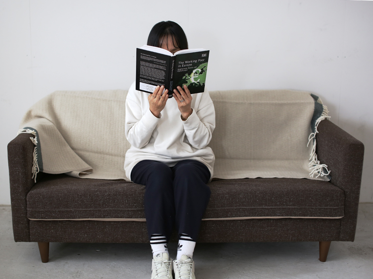 【正規取扱店】ウールコーム付き KLIPPAN クリッパン ウール スロー ハラルド (SIZE:130cm×200cm /ベージュ)KP217906 i-30414 | KLIPPAN | 06