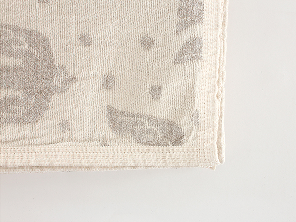 【正規取扱店】KLIPPAN クリッパン リネン＆シュニールコットン ハーフブランケット birds in the snow (SIZE:90cm×140cm /ナチュラル)KP892133 i-24438 | KLIPPAN | 05