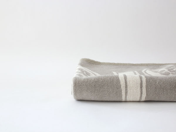【正規取扱店】KLIPPAN クリッパン シュニールコットン ハーフブランケット FOREST SPOON(SIZE90cm×140cm グレージュ) KP892976 34239 | KLIPPAN | 04