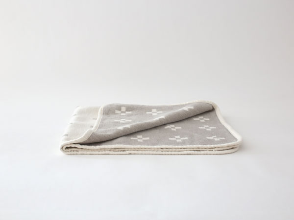 【正規取扱店】KLIPPAN クリッパン シュニールコットン ミニブランケット シャーンスンド (SIZE:70cm×90cm エクリュ) KP892980 32452 | KLIPPAN | 03