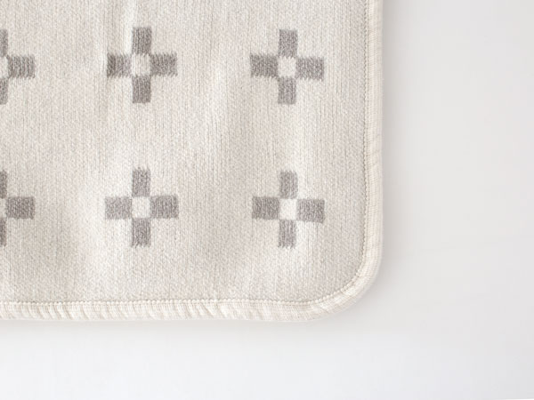 【正規取扱店】KLIPPAN クリッパン シュニールコットン ミニブランケット シャーンスンド (SIZE:70cm×90cm エクリュ) KP892980 32452 | KLIPPAN | 05