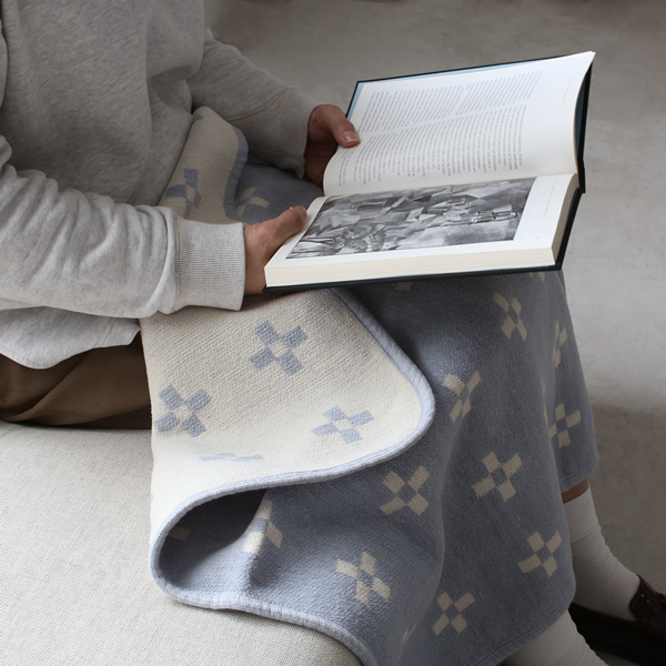 KLIPPAN/クリッパンハーフブランケットシャーンスンドグレー