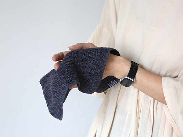 【kontex】Lana（ラーナ）ハンカチ 24×24 ネイビー 今治タオル 33292 | kontex | 05