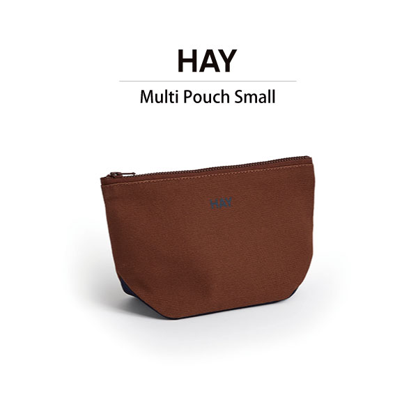 正規取扱店 HAY Multi Pouch small  (Brown multi) AF573-A601-AS10 ヘイポーチ i-34932 | 