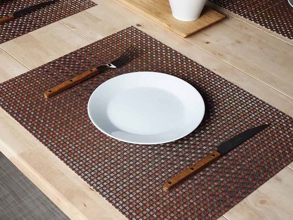 Chilewich チルウィッチ Parade RECTANGLE (003:Raisin) ランチョンマット i-33002 | chilewich | 04