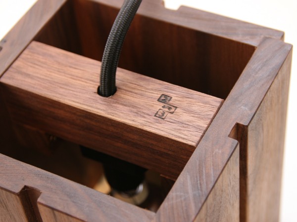 2are3 square pendant lamp ペンダントランプ ウォールナット 丹羽望