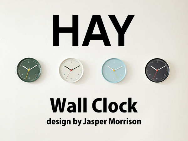 HAY 【HAY】WALL CLOCK（Black） 542654 壁掛時計 30464