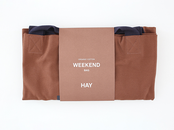 【HAY】WEEKEND BAG Large (Milk chocolate) バッグ 36247 | HAY | 01