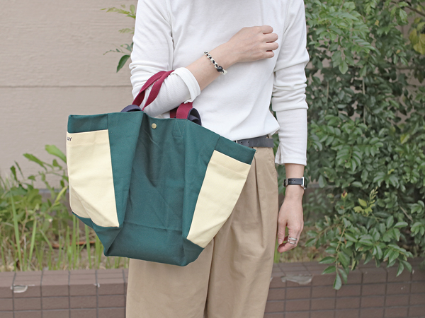 【HAY】WEEKEND BAG Small (Dark green multi) バッグ 32997 | HAY | 05