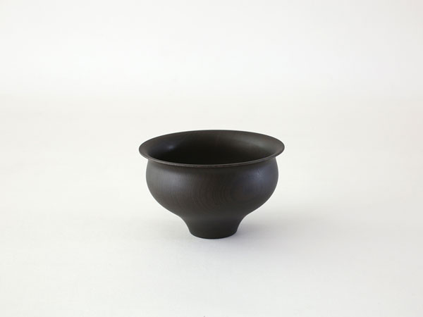 我戸幹男商店 椀 TSUMUGI 汁椀 百合型（ブラック）G1321-18738 i-32114 |  | 01